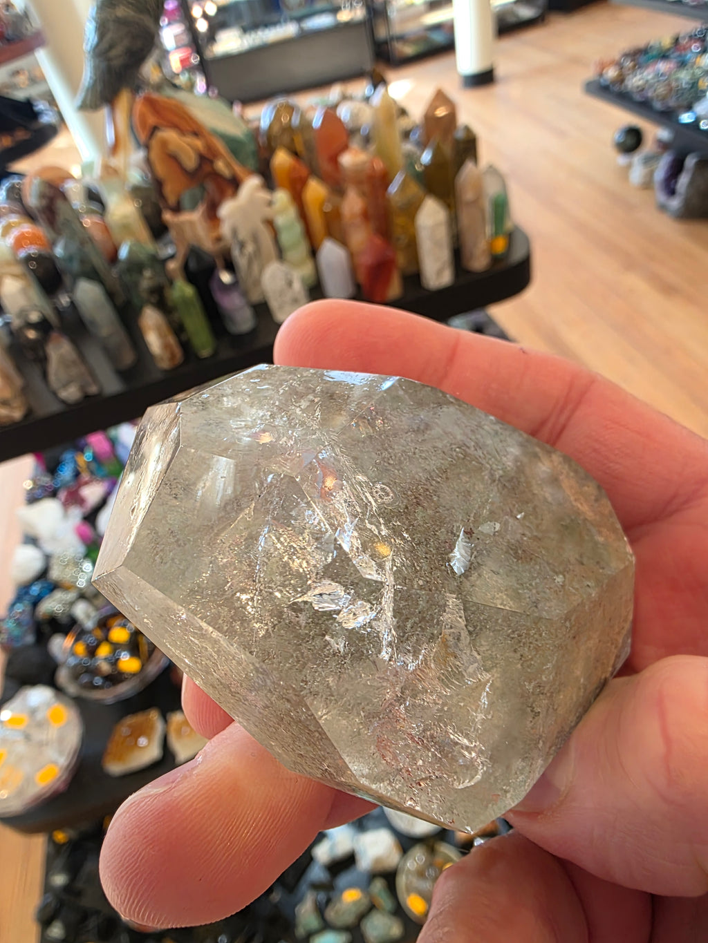 Landscape / Shamans Quartz with Rutile and Rainbows