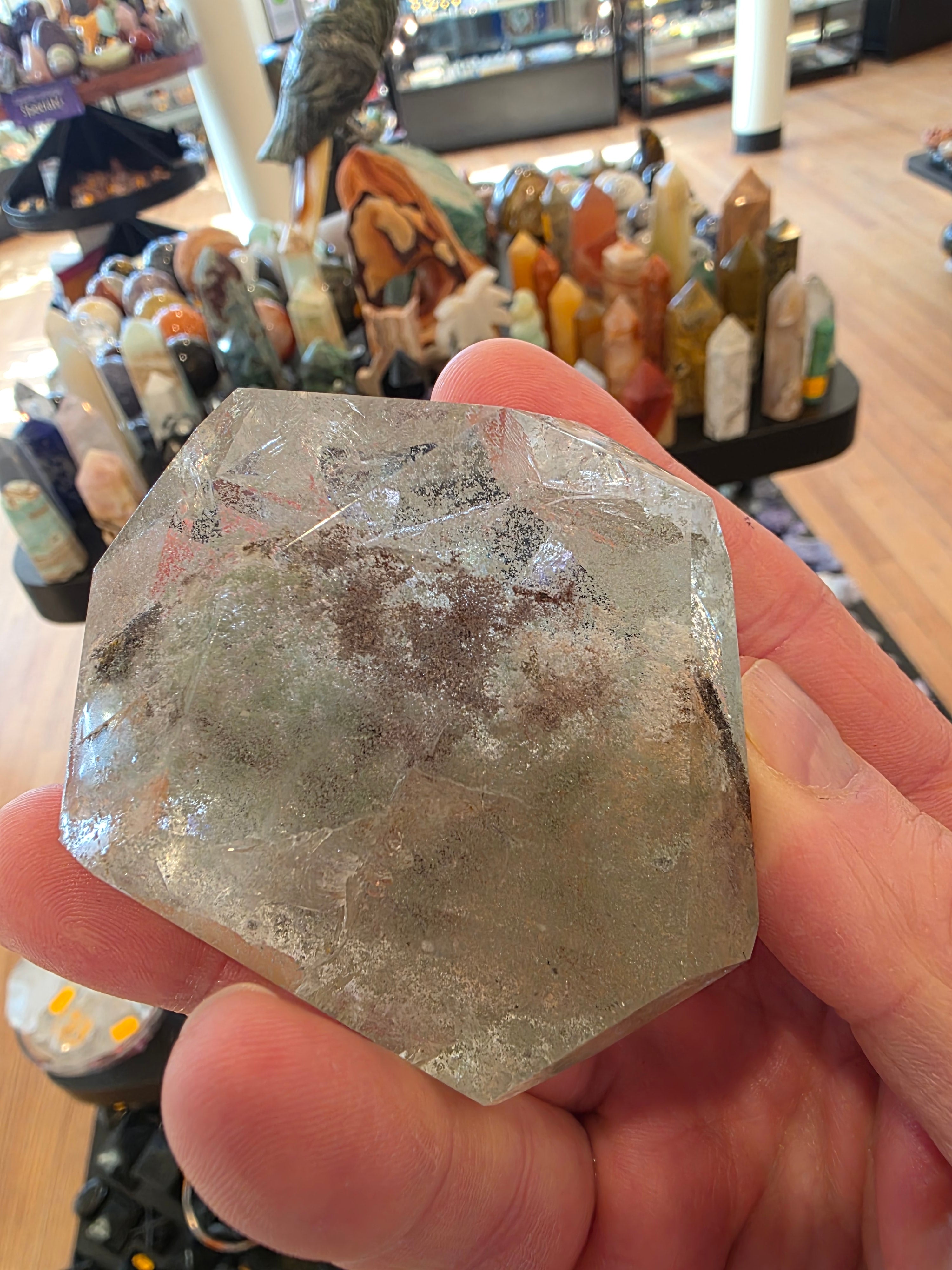 Landscape / Shamans Quartz with Rutile and Rainbows