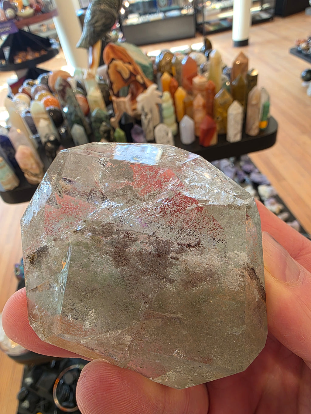 Landscape / Shamans Quartz with Rutile and Rainbows