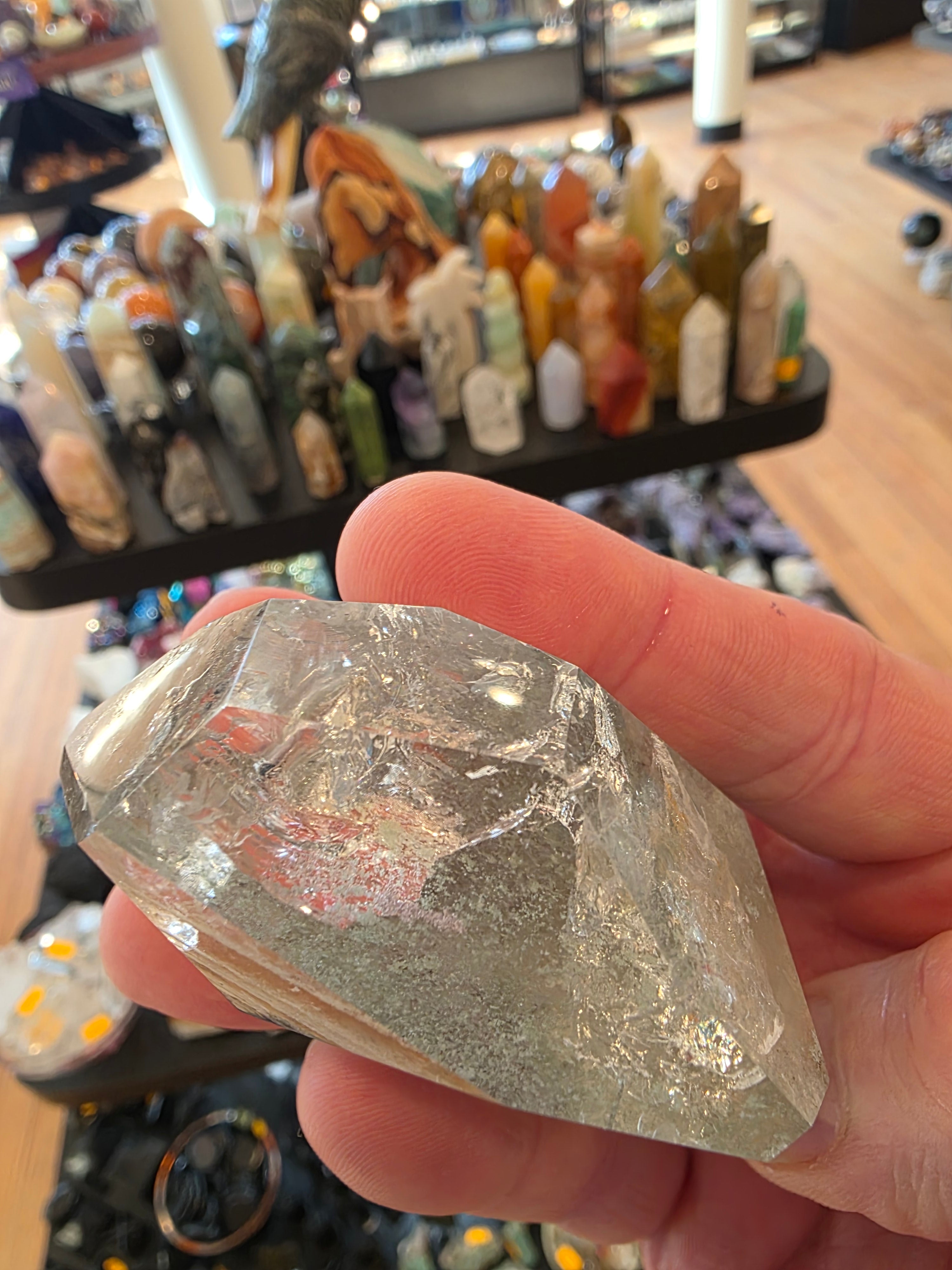 Landscape / Shamans Quartz with Rutile and Rainbows