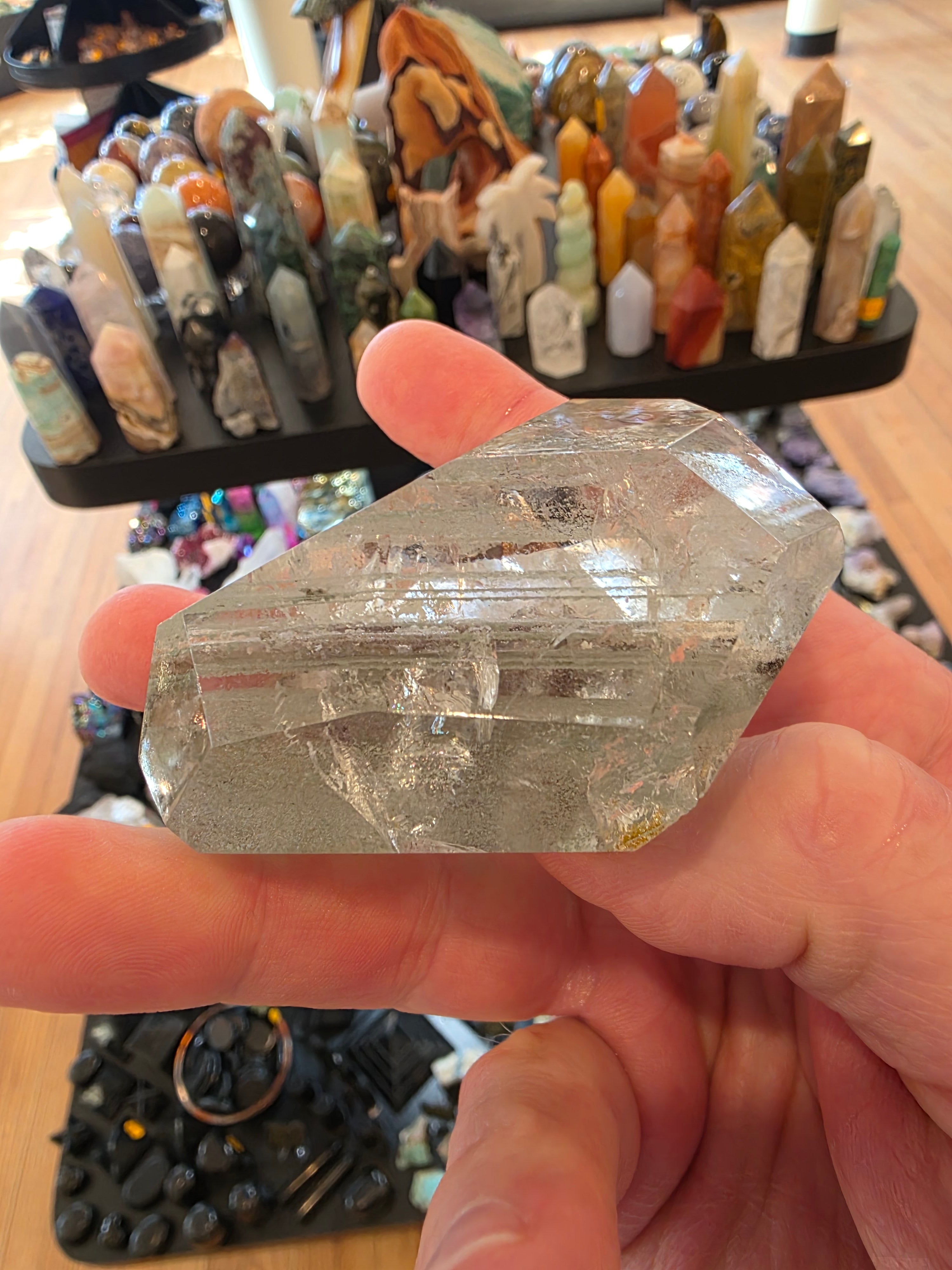 Landscape / Shamans Quartz with Rutile and Rainbows