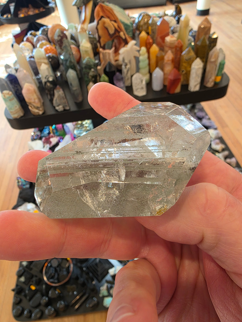 Landscape / Shamans Quartz with Rutile and Rainbows
