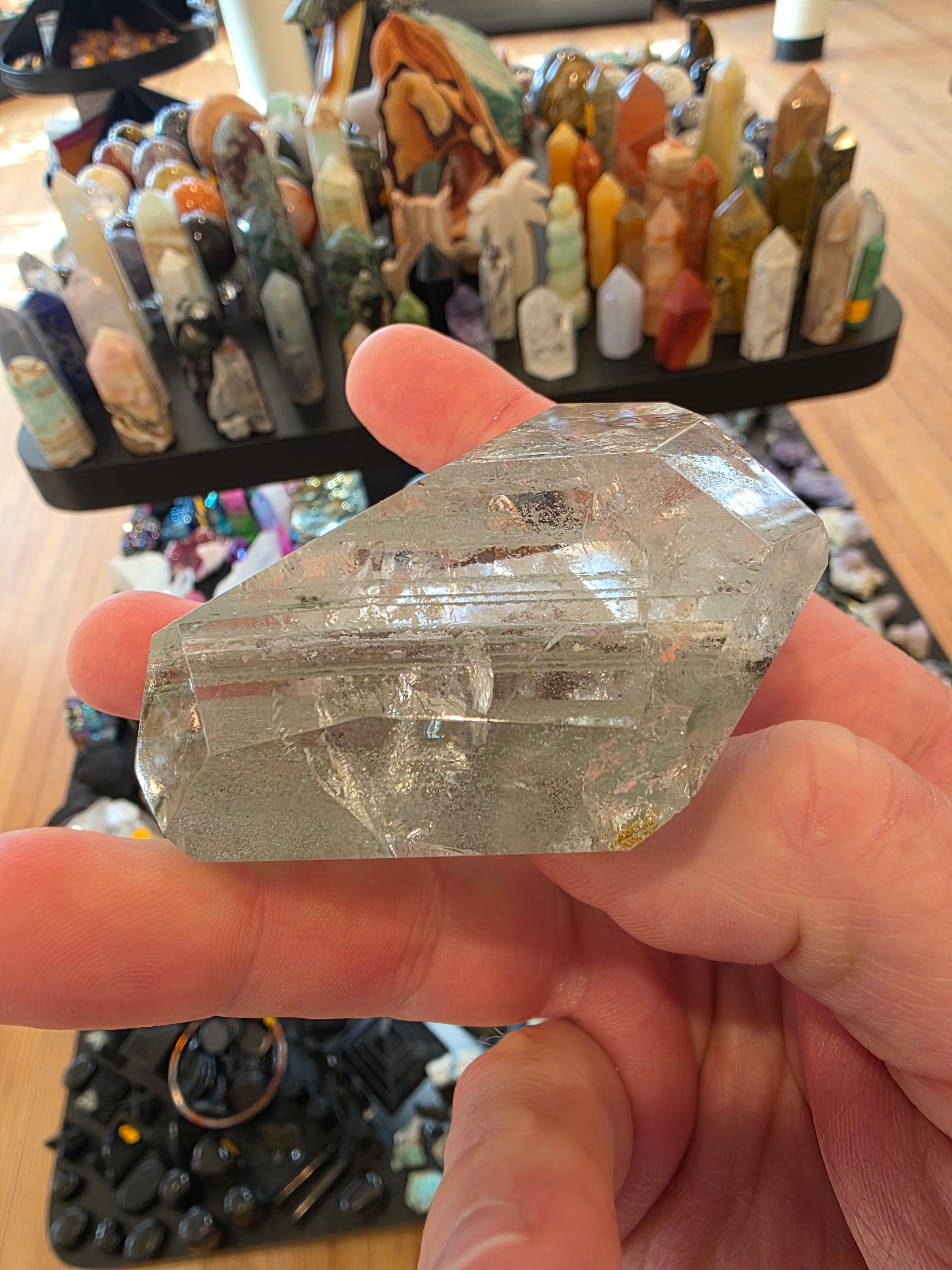 Landscape / Shamans Quartz with Rutile and Rainbows