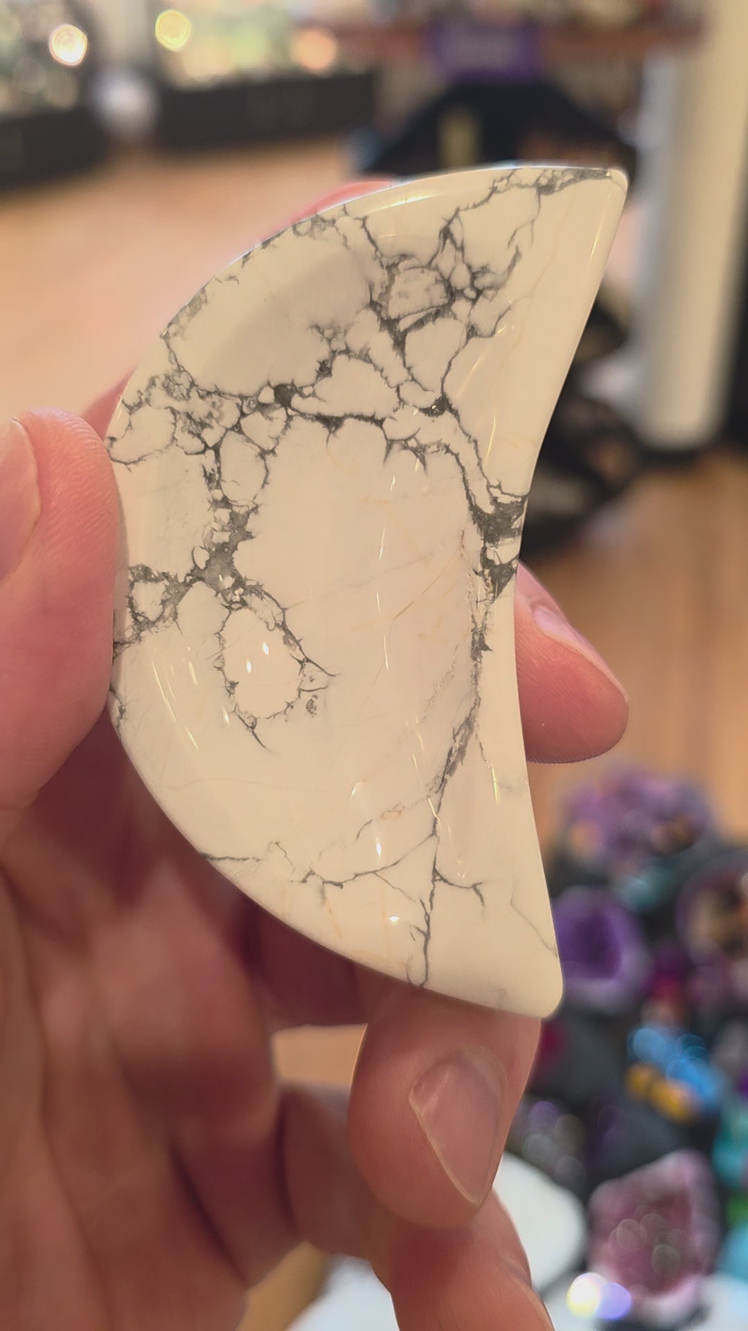 Howlite Moon Bowl
