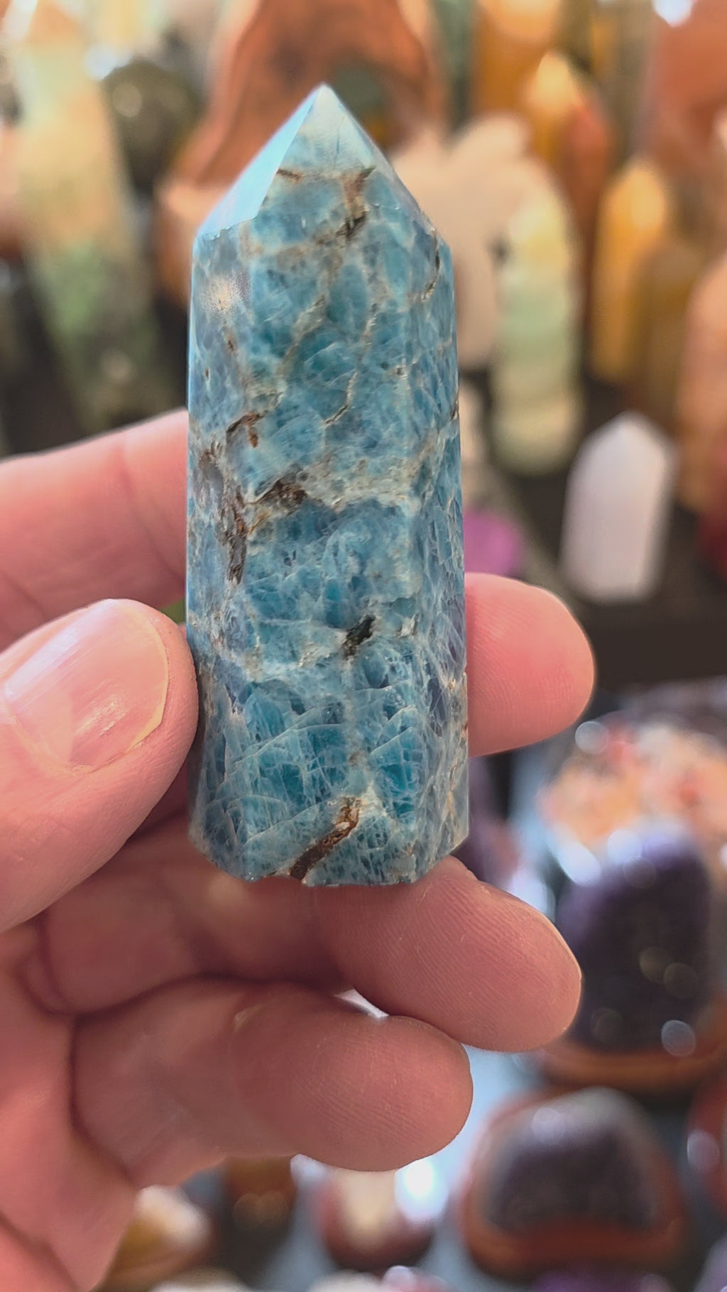Blue Apatite Tower