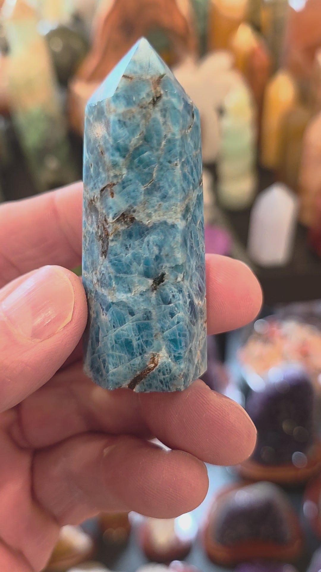 Blue Apatite Tower