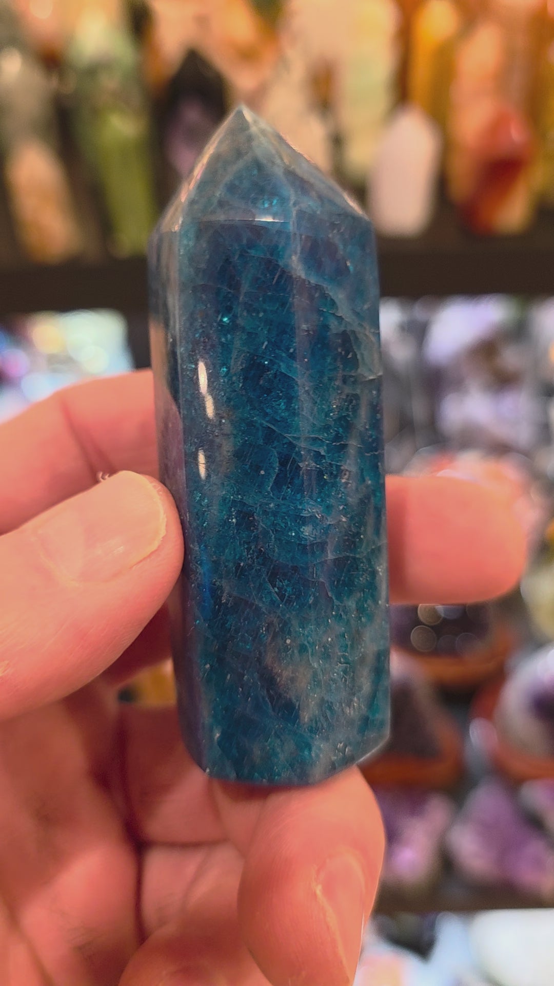 Blue Apatite Tower