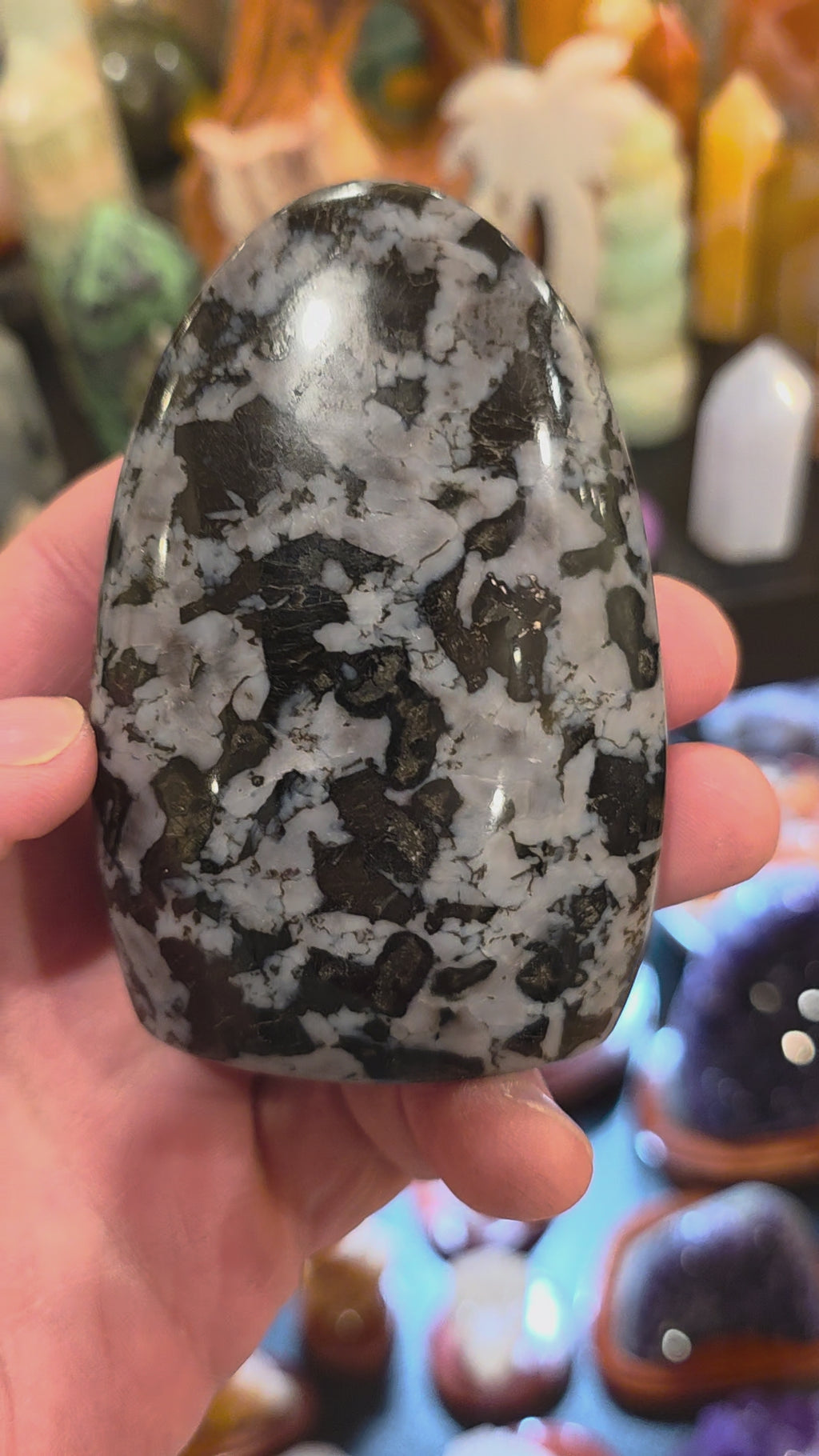Indigo Gabbro - Merlinite Stone Free Form