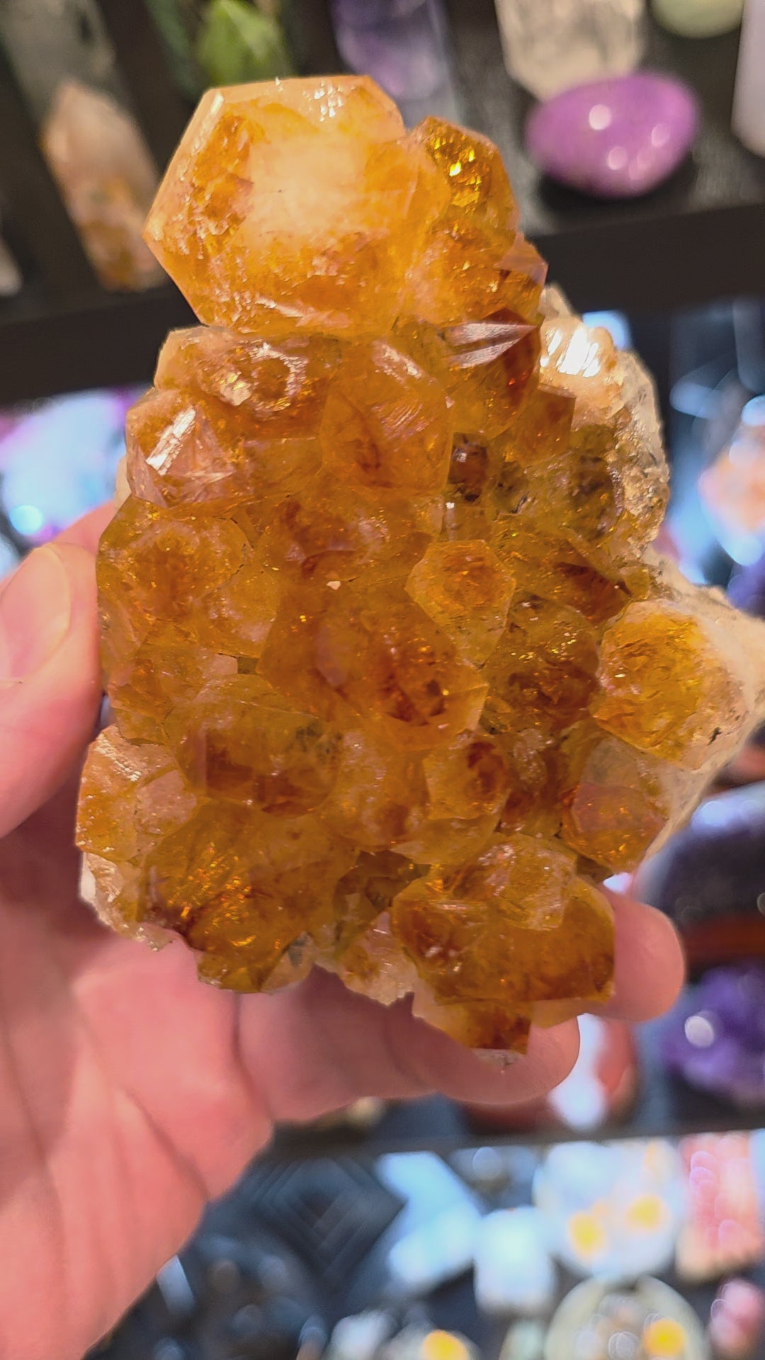 Citrine Quartz Cluster