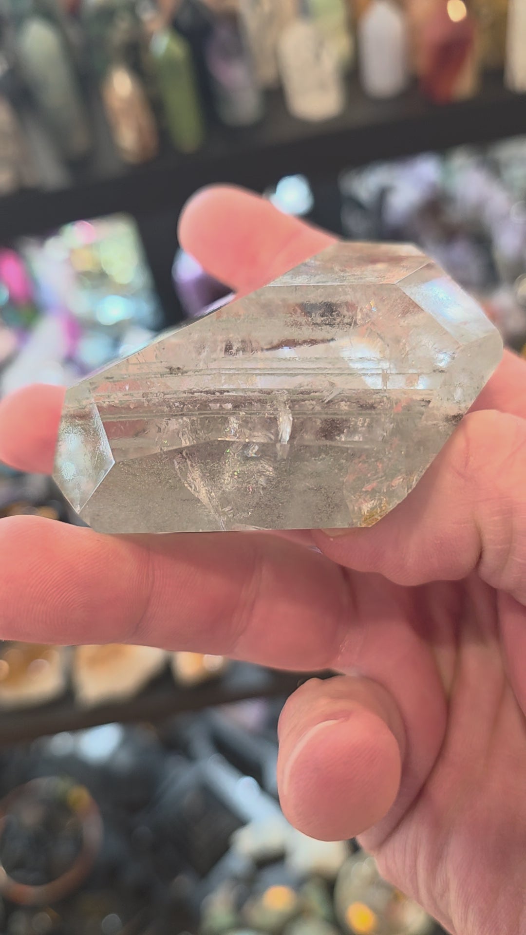 Landscape / Shamans Quartz with Rutile and Rainbows