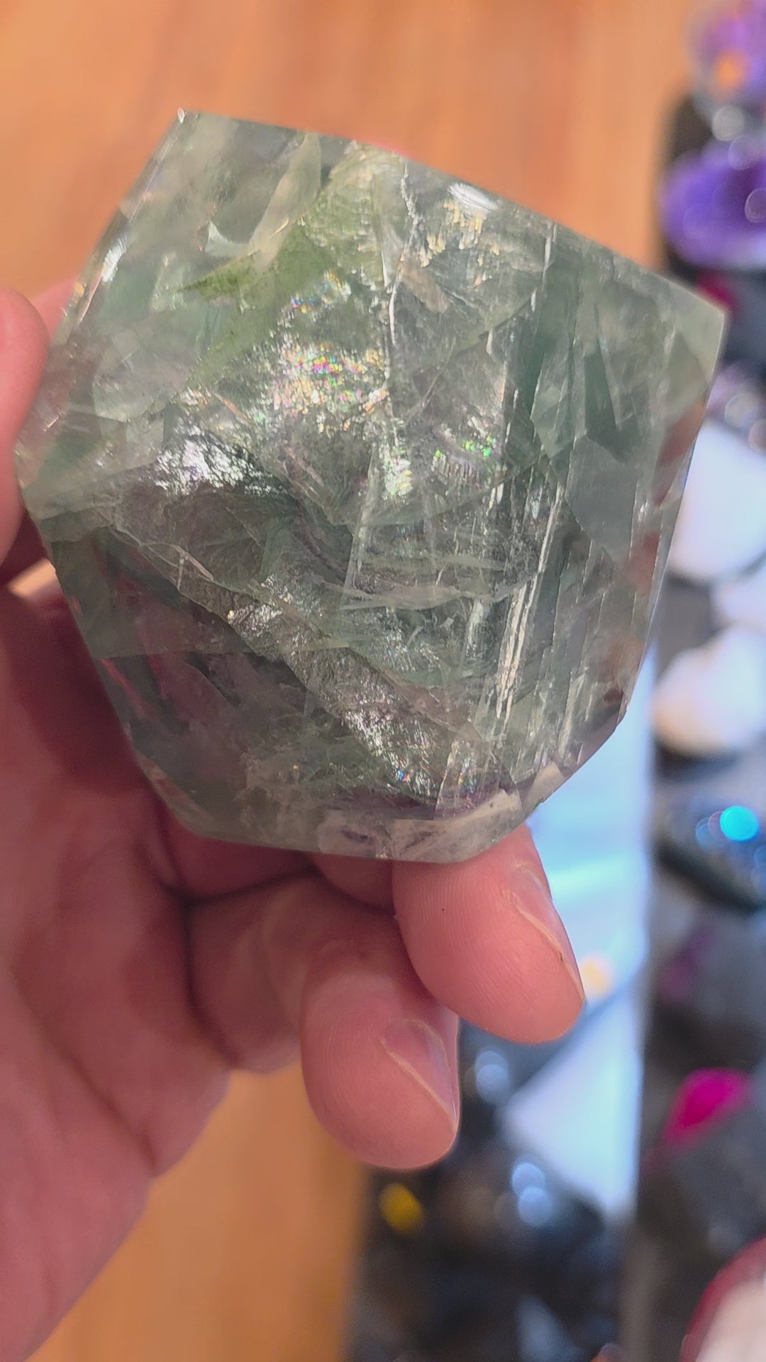 Green Flourite Free Form