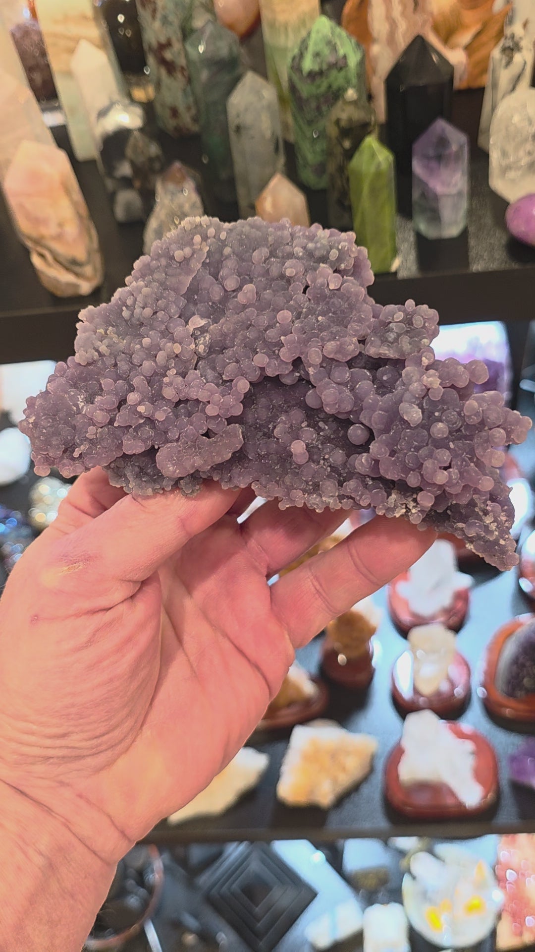 Grape Agate Specimen