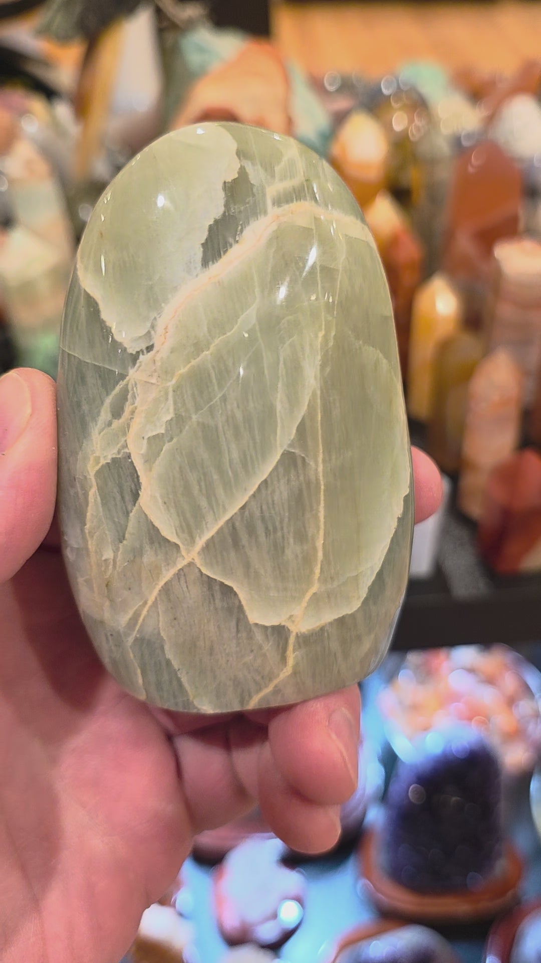 Green Moonstone - Garnierite Free Form